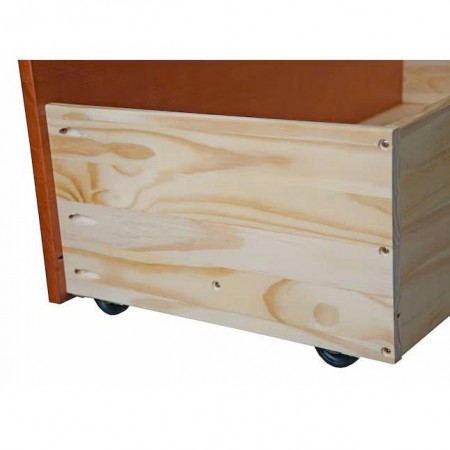 HK022 - Oak : Bộ 2 Ngăn Kéo Có Bánh Xe, Đặt Dưới Gầm Giường